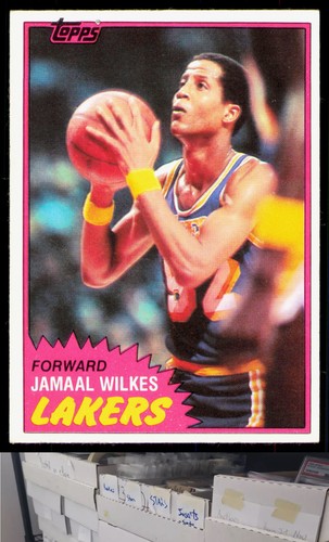 Jamaal Wilkes #23 1981 Topps card