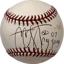 CC Sabathia Signed Baseball MLB BAS Autographed Yankees