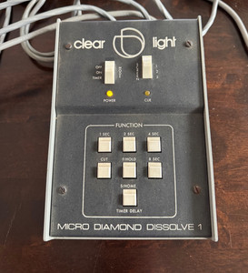 Clearlight Micro Diamond 1 Dissolve Controller TESTED FULLY FUNCTIONAL