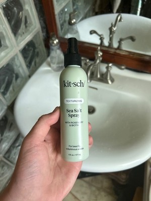 sea salt spray with a blue ish bottle