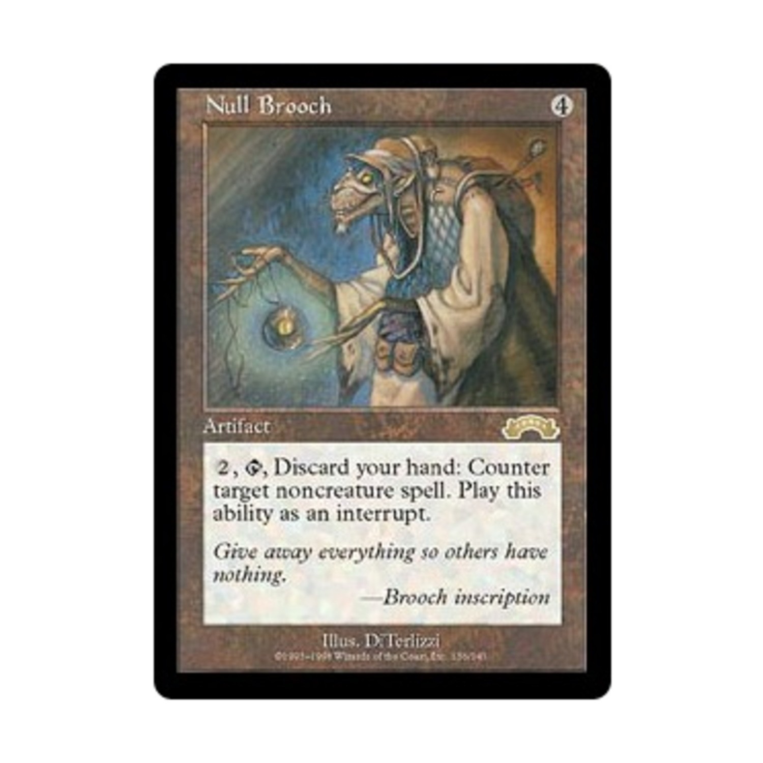 WOTC MtG Exodus Null Brooch (R) NM