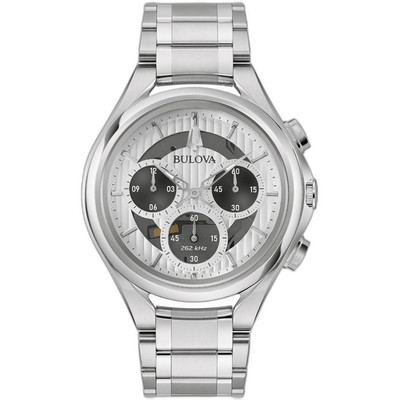 Bulova Herren Armbanduhr Curv 96A301 Herrenuhr Edelstahl Saphirglas 44mm B-Ware