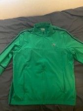Lacoste Novak Djokovic Jacket Green EXCELLENT Condition Men's Size X-Large