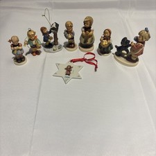 Mixed Lot of 8 Vintage M.J. Hummel Goebel Figurines  Ornaments From 1984-2002