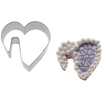 6X Tassenkeks Ausstechform Herz 5 Cm Edelstahl PläTzchenausstecher Ausstecher
