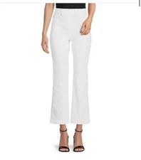 Spanx Women’s KICK FLARE Pants CLASSIC White 20373R NEW Sz M