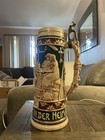 Antique Matthias Girmscheid German Beer Stein 2.5 Liters with Pictorial Lid — photo 7