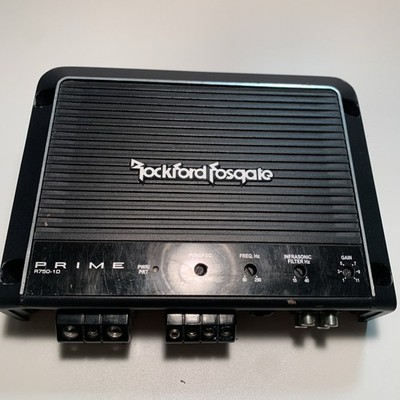 Rockford Fosgate Prime R750-1D Car Amplifier (R7B010867) For Parts /repair Only