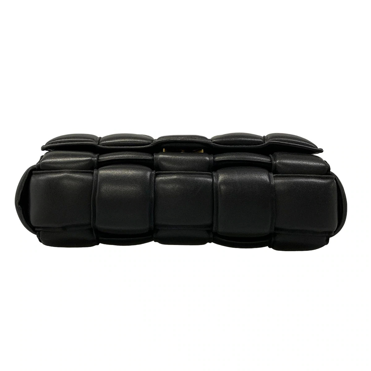 BOTTEGA VENETA Padded Cassette - Black Lambskin B