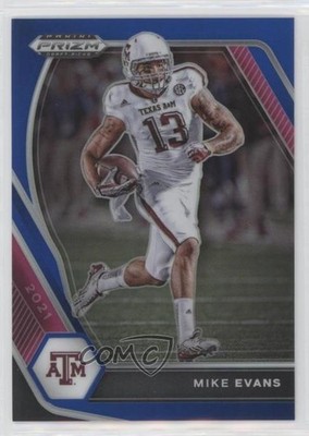 2021 Panini Prizm Draft Picks Blue Prizm 118/199 Mike Evans #64 0c6
