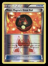 Team Magma's Great Ball Reverse Holofoil Double Crisis 31/34 LP Pokemon