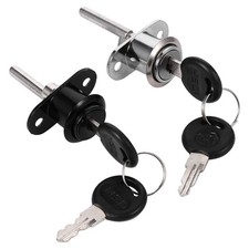 2Pcs Drawer Locks Office Desk Locks Security Furniture Locks Home Cabinet Locks