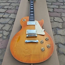 LP Electric Guitar Mahogany Body and Neck Honeyburst Solid Maple top IN US