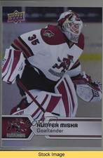 2017-18 Upper Deck AHL Rainbow Foil Hunter Miska #34 READ 7ql