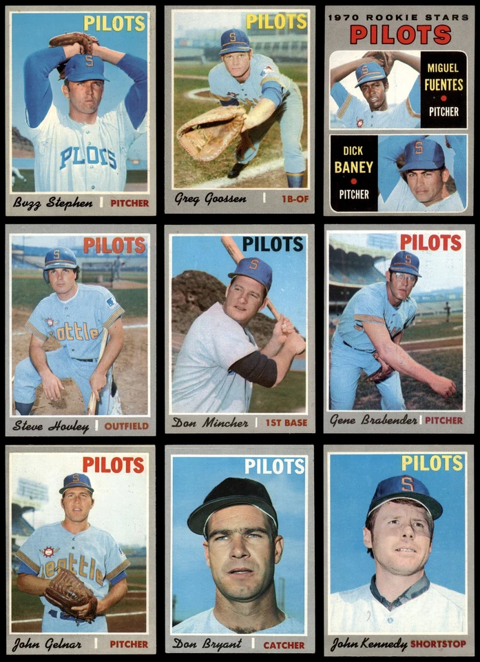 1970 Topps Seattle Pilots Team Set 5 - EX 4614825 (24 / 30 cards) - Image 2 of 3