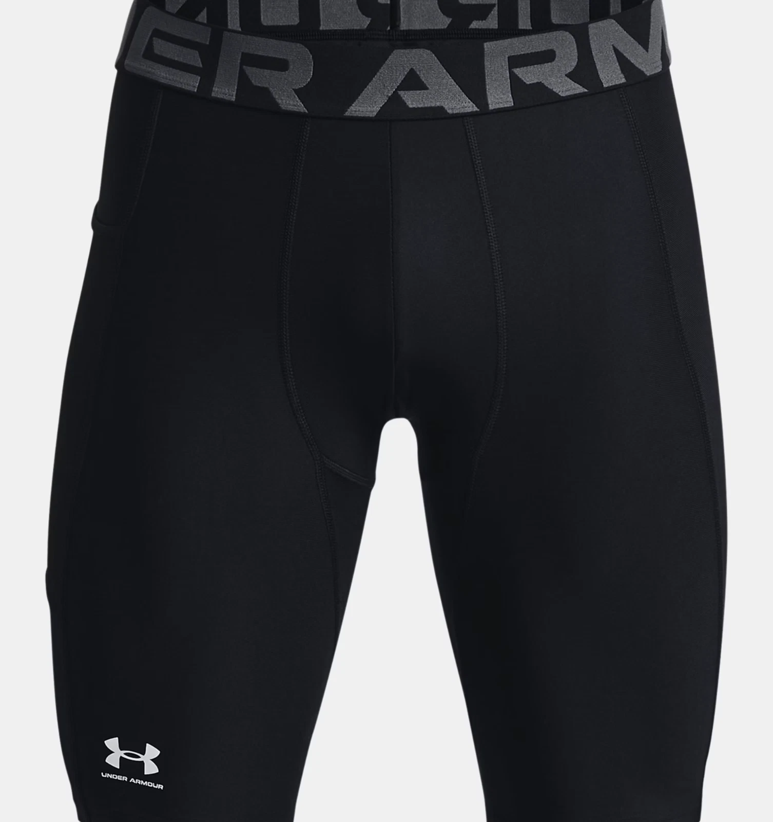 Under Armour HeatGear Pocket 9" Compression Shorts Men's XL Black 1361602 NWT