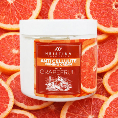 Hristina Cosmetics Anti-Cellulite-Straffungscreme mit Grapefruit, 200 ml