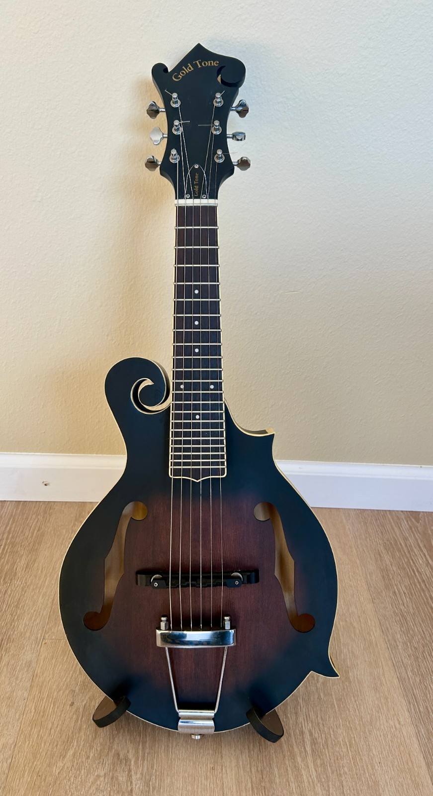 Gold Tone F-6 F-Style Mando-Guitar with Pickup and Case