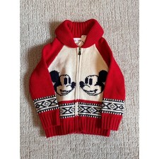 NWT Disney Mickey Mouse Knit Sweater - 4T