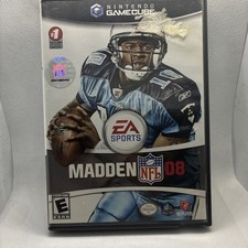 Madden NFL 08 (Nintendo GameCube, 2007) Tested Free Shipping