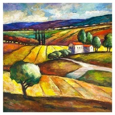 Slava Brodinsky, Original Oil Painting on Canvas, Hand Signed with Letter of Aut