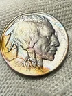 * 1913-D TYPE 1 * SUPERB+ GEM AU+ BUFFALO NICKEL* FROM ORIGINAL COLLECTION Toned