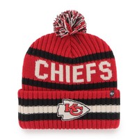 '47 Brand NFL Beanie Bering 47 Cuff Knit Kansas City Chiefs Red BommelmüTze Logo