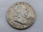 1957 D U.S. Franklin Half Dollar HS-5