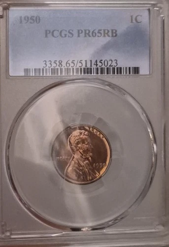 1950 proof lincoln cent