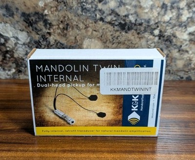 New K&K Sound Systems Mandolin Twin Internal Pickup Made in USA