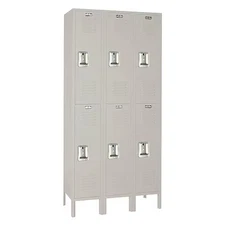 Lyon 7Gc52123isu Wardrobe Locker, 36 In W, 15 In D, 78 In H, (2) Tier, (3) Wide