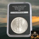1986 $1 American Silver Eagle PCS Stamps & Coins Genuine Uncirculated 🔥