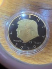 2020 President Donald Trump 24Kt Gold Plated EAGLE Comm. Liberty Coin New