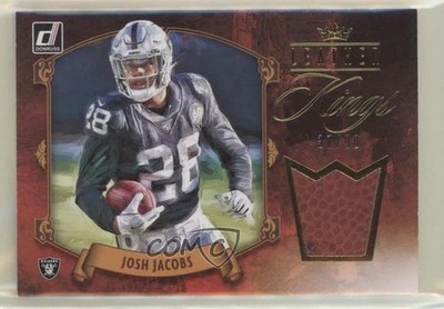 2020 Panini Donruss Leather Kings 37/90 Josh Jacobs #LK-JJ 1u6