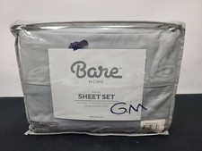 BARE HOME FULL XL SHEET SET FLATE SHEET,FITTED SHEET,2PILLOWCASES,PREMIUM MICROF