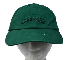 Jameson Irish Whisky Everyday Cap Hat Adult Adjustable Green Promo 100% Cotton