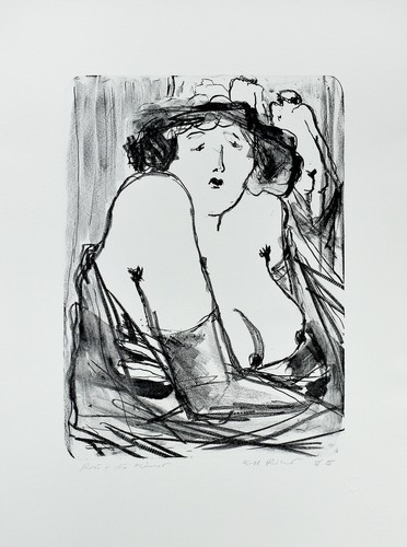 Richter, Rosi und Ihre Schwestern. 6 signierte Original-Lithos, 1 Holzschnitt - Bild 6 von 7
