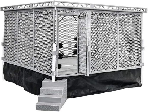 Compelling Steel Cage Playset for Wrestling Rings - Match Simulation - Picture 6 of 10