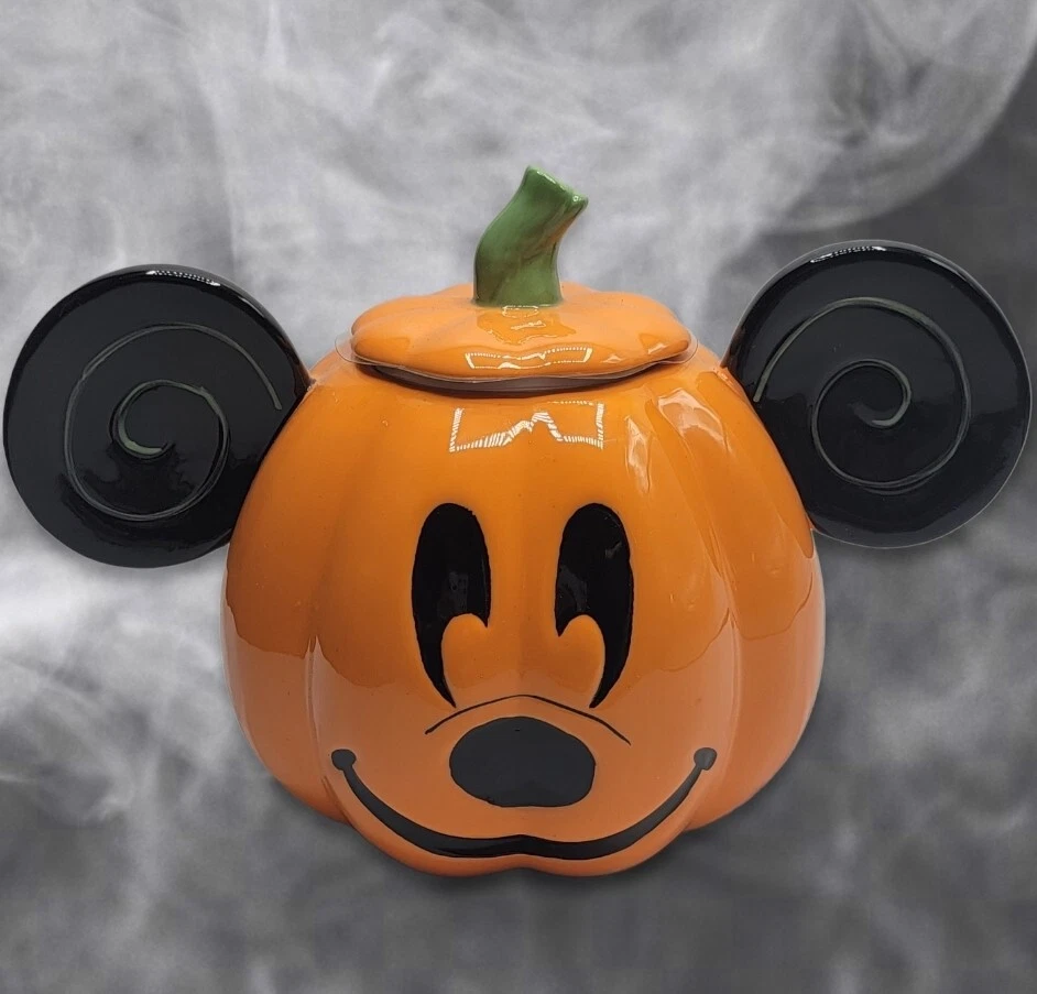 Disney Mickey Mouse and Friends PUMPKIN Cookie Jar plandetransformacion