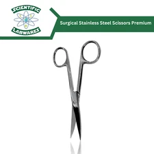 Scientific Labwares Lab Dissecting Surgical Stainless Steel Scissors Premium