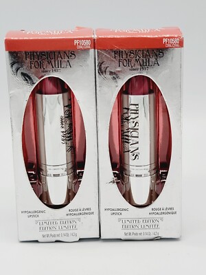 Physicians Formula Hypoallergenic Lipstick #PF 10580 CORAL 0.14 oz. QTY:2