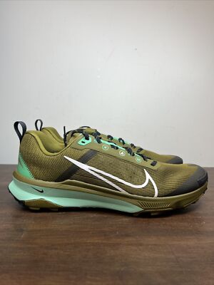 Nike Men s React Terra Kiger 9 DR2693-300 Shoes Olive Flak/White-Spring Green 