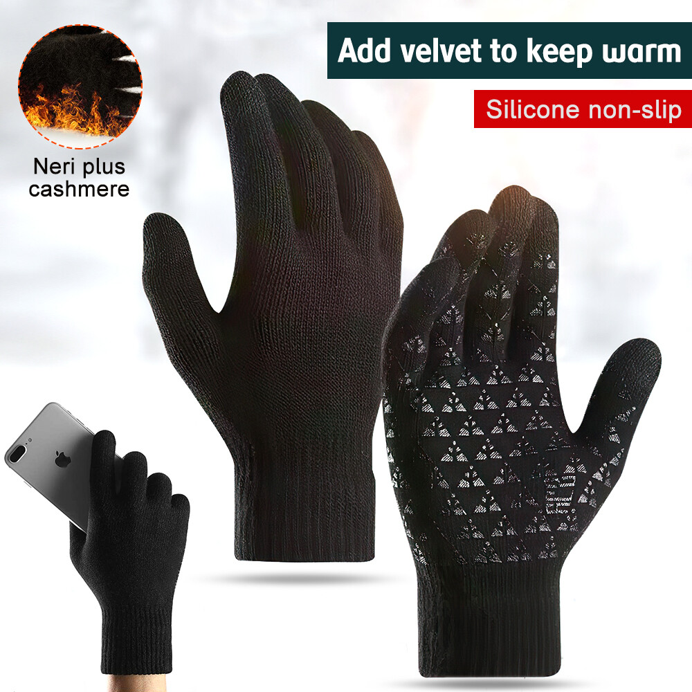Winter Gloves Waterproof Thermal Touch Screen Thermal Windproof Warm Gloves-image