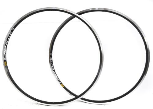 2 QTY Mavic CXP Elite 700c 28 Hole 28H Road Bike Rims Aluminum Black