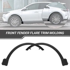 For 2016-2018 Toyota Rav4 Front Wheel Fender Flare Trim Molding Driver Passenger