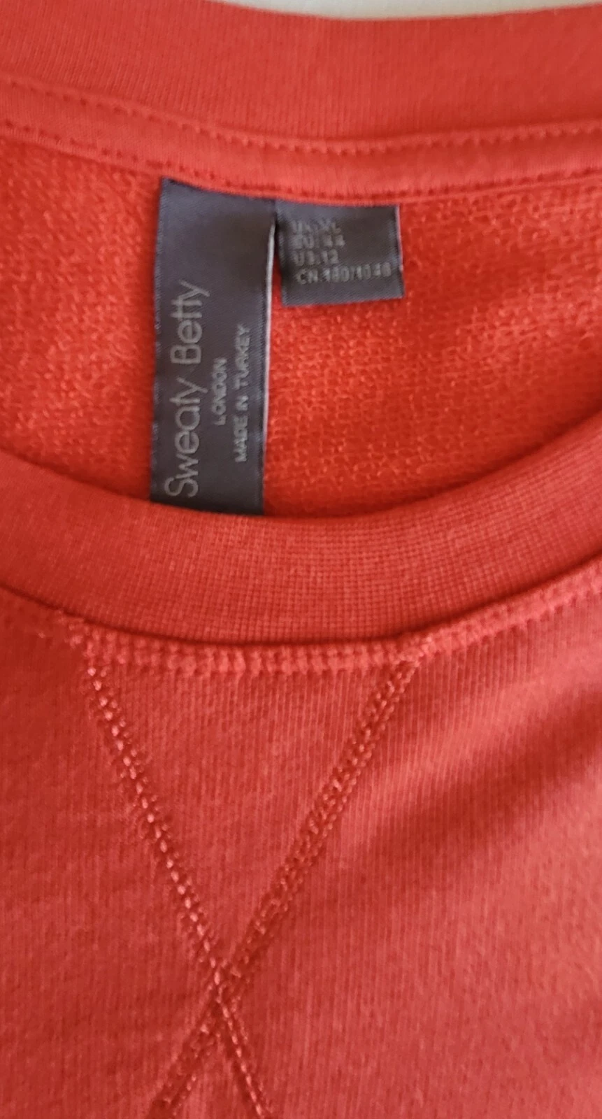 sweaty-betty oversized hi-lo hem sweatshirt