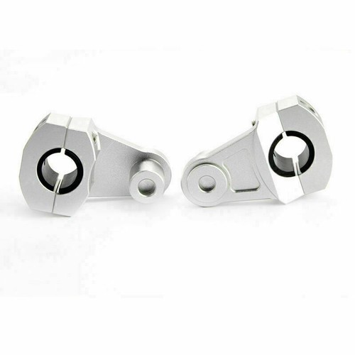 2x riser manubrio moto 22/28 mm riser manubrio universale attacco manubrio ATV - Foto 7 di 8