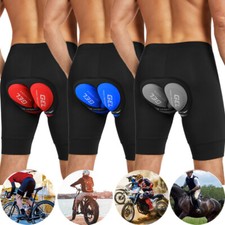 Men 3D Gel Pad Cycling Shorts Underwear MTB Mountain Bike Bottoms Short Pants US