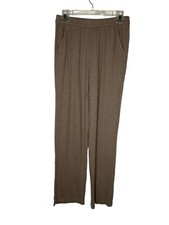 Candace Cameron Bure Brushed Pull-on Pants A462128 Brown Heather Size XXS NEW