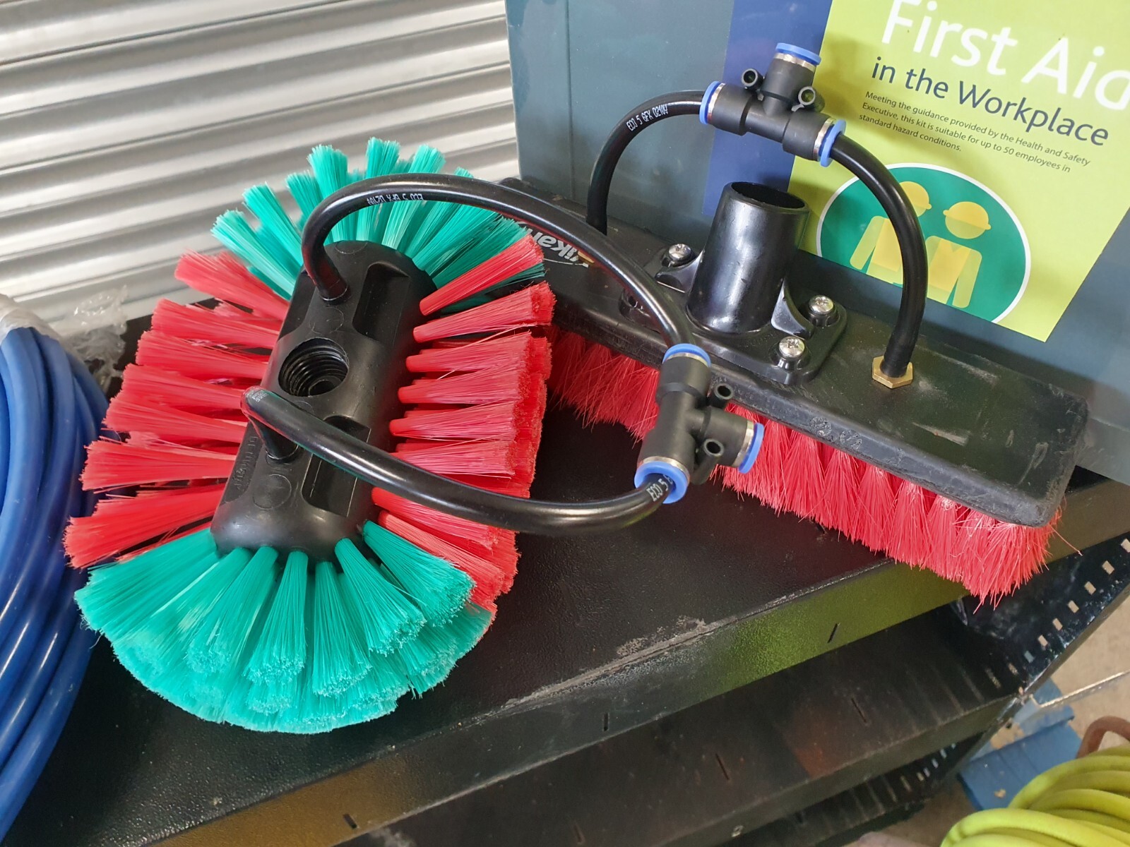 Joblot of Waterfed Pole Window Cleaning Equipment, incl Hose Reel, Brushes, etc eBay